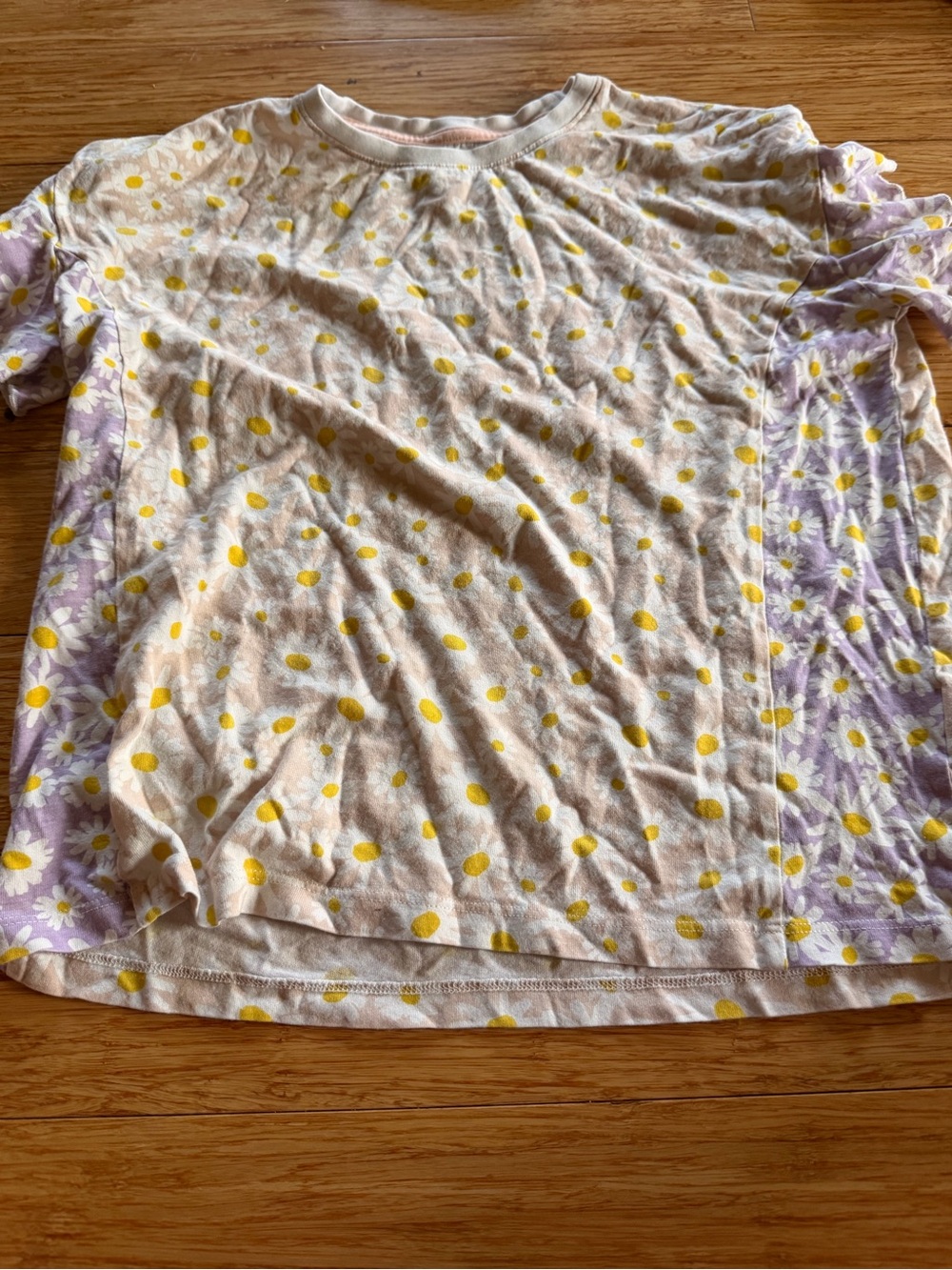 Rockets of Awesome Girls Daisy Colorblock T-Shirt Size 12